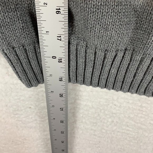 Gymboree Kids Fair Isle Grey Sweater Fleece Neck Lining Size 5-6 NWT 6474 - Picture 6 of 9